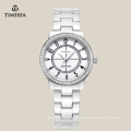 White Ceramic Watch Manufacturer em Shenzhen com Sapphire Glass 71069